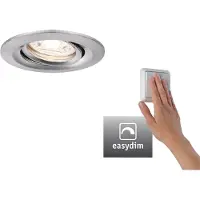 Paulmann Inbouwspot Nova Mini Plus Coin Easydim Kantelbaar Aluminium 4,2w