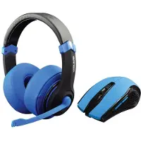 DragonWar Comboset - 2in1 Gaming Headset + Gaming Muis - Blauwe Editie