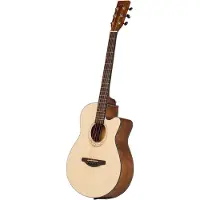 Fazley W100NE-4/4 elektrisch-akoestische solid top westerngitaar naturel