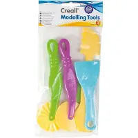 Creall Klei gereedschap 5-delig plastic