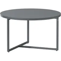 4 Seasons Outdoor Valetta coffee table Alu round 58.5 cm. Alu legs (H35)