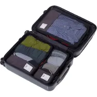 Troika - Business packing cubes - Reiscompressie tassen - antraciet/zwart