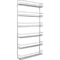 Metaltex - Kruidenrek Pepito 6 - 6 lagen - Zilvergrijs - 36x8x71cm