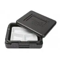 Thermo Future Box Lunchbox zwart | met extra's | 25,5 x 20,5 x 5 cm