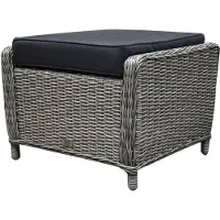 AVH-Collectie Ibiza voetenbank 64x52xH43 cm grijs