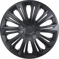 Strong NRM Set van 4 stuk wieldoppen 14 "kleur - zwart