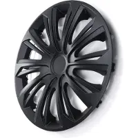 Strong wieldoppen16 " mat Toepassing: STALEN WIELEN 16 inch - Set van 4 stuk - Zwart