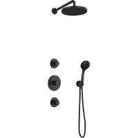 Hotbath Cobber IBS20CR inbouwdouche met 3s handdouche en 30cm hoofddouche chroom