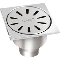 Boss & Wessing Doucheput BWS RVS 150x150mm Onderuitlaat