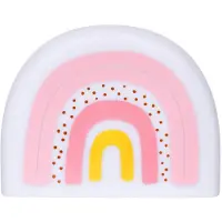 A Little Lovely Company Nachtlampe - 21 cm - Rainbow - Weiß/Rosa - - One Size - Nachtlicht