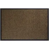 Sencys Deurmat Twister - Teak - Polyamide - Wasbaar - 60x90cm