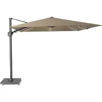 Platinum Sun & Shade | Zweefparasol Challenger T² Glow 300 x 300 cm | Taupe