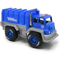 Tonka Vuilniswagen Junior Staal Blauw/grijs