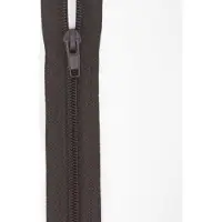 Prym , bruine kunststof, deelbare ritssluiting, lengte 70 cm, per stuk.