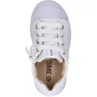 Shoesme SH21S001-J leren sneakers wit Jongens/Meisjes Imitatieleer Effen - maat 22