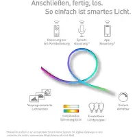TINT Müller Licht LED strip Outdoor, 500 cm , dimbaar, wit / opaal, Kunststof