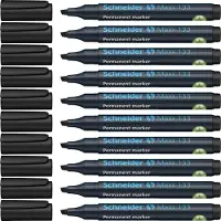 Schneider permanent marker - Maxx 133 - beitelpunt - zwart - 10 stuks - S-113301-10
