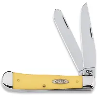 Case Knives Case Trapper Yellow Synthetic, 80161, 6254 SS zakmes
