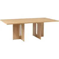 Menu Androgyne Rectangular eettafel natural oak, 210x109 cm