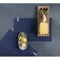 Knit Factory Placemat Uni - Antraciet - 50x30 cm