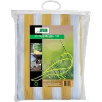 Express Balkondoek geel en wit 0.9 x 5 meter