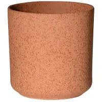 Hakbijl Glass Hakbijl Keramiek Cilindervaas Bruin