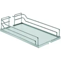 Kesseböhmer Inbouw Accessoire Dispensa Arena Uittrek Systeem 30cm kleur Chroom/Wit