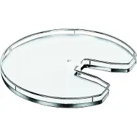 Kesseböhmer Inbouw Accessoire Draaiplateauset Revo 90graden 80cm kleur Chroom/Wit