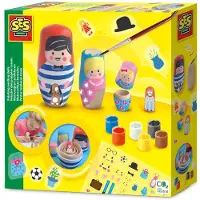SES Creative Matroesjka's Schilderen - Opslagaccessoire