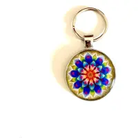 LYSEL Handmade Sleutelhanger Mandala Wijsheid