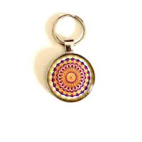 LYSEL Handmade Sleutelhanger Mandala Jezelf Vieren