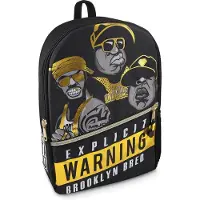MOJO Straight outta Brooklyn: Rapps laptoptas rugzak Zwart/geel