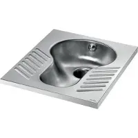 Delabie Hurktoilet SHA XS 1 sproeikop+hevel RVS 304 mat