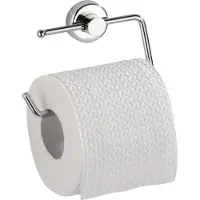 Wenko toiletrolhouder Simple 13,5 x 9,5 cm staal zilver
