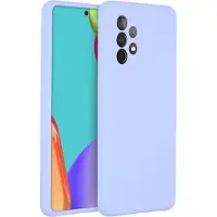 Accezz Liquid Silicone Backcover voor de Samsung Galaxy A52(s) (5G/4G) - Paars
