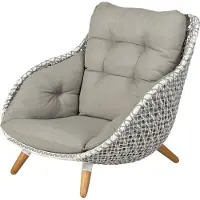 Tierra Outdoor Loungestoel King Grijs / Wit