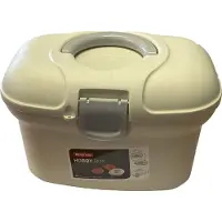 Curver Hobbybox + Tray - 18 Liter - Creme