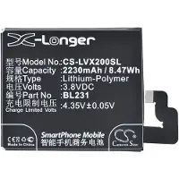 123accu Lenovo BL231 accu (2230 mAh, huismerk)