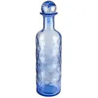 Aps Glazen karaf ijsblauw | 0,8 liter | 8x8x30 cm