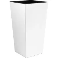 Prosperplast High Flowerpot 7.2l Urbi 17x17x32.5 Cm Wit