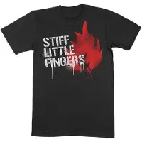 Ginza.se Stiff Little Fingers - Graffiti Heren T-shirt - XL - Zwart