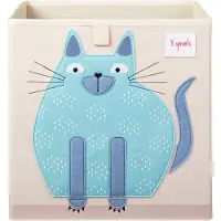 3 Sprouts Opbergdoos - 3 SPROUTS - 30x30x30cm - Beige/Wit - Karton/Papier - Kind