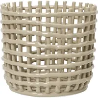 Ferm Living Mand 21 Cm - Manden Keramiek Cashmere - 1104263774