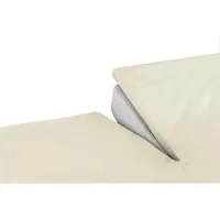 Damai Split Topper Hoeslaken Damai Silver Sand 8 cm (Katoen)-200 x 200 cm