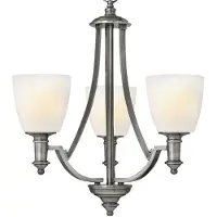 HINKLEY LED Kroonluchter | 3X E27 Max 60W | Dimbaar | Antique Nickel