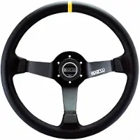 Sparco Steering Wheel 345 Leather Black