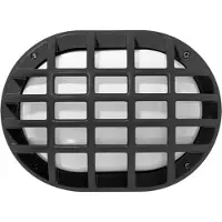 Performance In Lighting LED wandlamp Eko+19/G metallic antraciet 3.000K, zwart, Aluminium