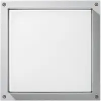 Performance In Lighting Wandlamp Bliz Square 40 3.000K wit dimbaar 40,, wit / opaal, Aluminium