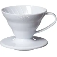Hario V60 dripper plastic wit maat 01