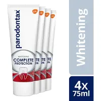 Parodontax Complete Protection Whitening - Tandpasta - tegen bloedend tandvlees - 4x75 ml